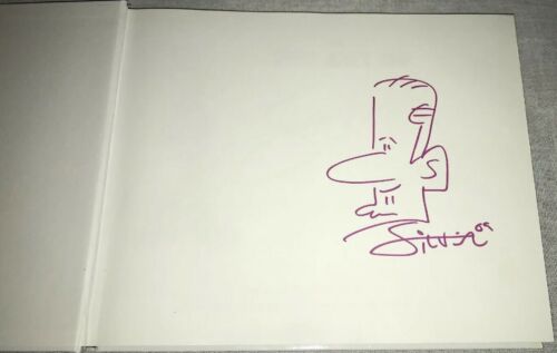 Signed Sketch The Art Of Silver By Stephen Silver Book Hard Cover Artist Cartoon