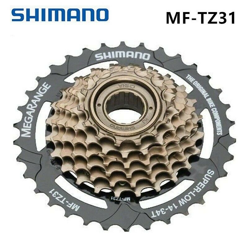 Shimano Mf-tz31-7 Speed Mountain Bike Bicycle Freewheel Screw-on 14-34t Us New