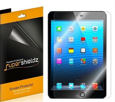 3x Supershieldz Clear Screen Protector For Apple Ipad Mini 3 / 2 & Ipad Mini
