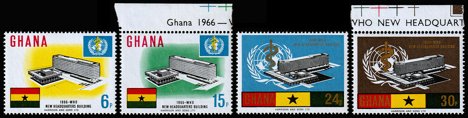 Ghana Scott 247-250 (1966) Mint Nh Vf Complete Set A