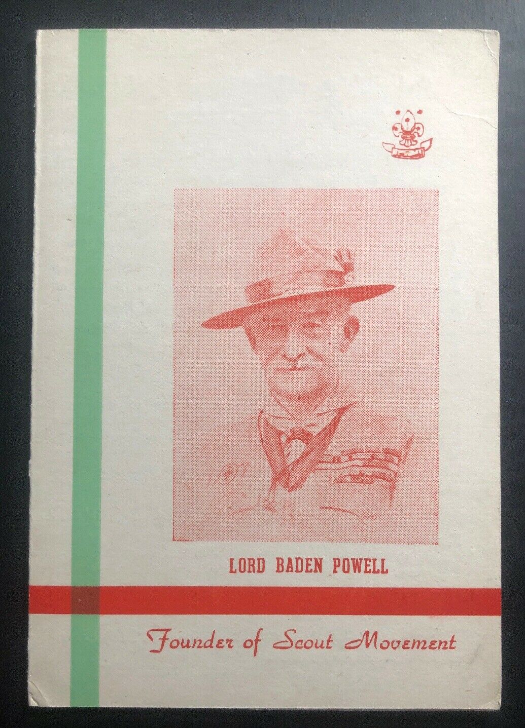 1958 Pakistan First Day Souvenir Card Cover Boy Scout Jamboree Lord Powell