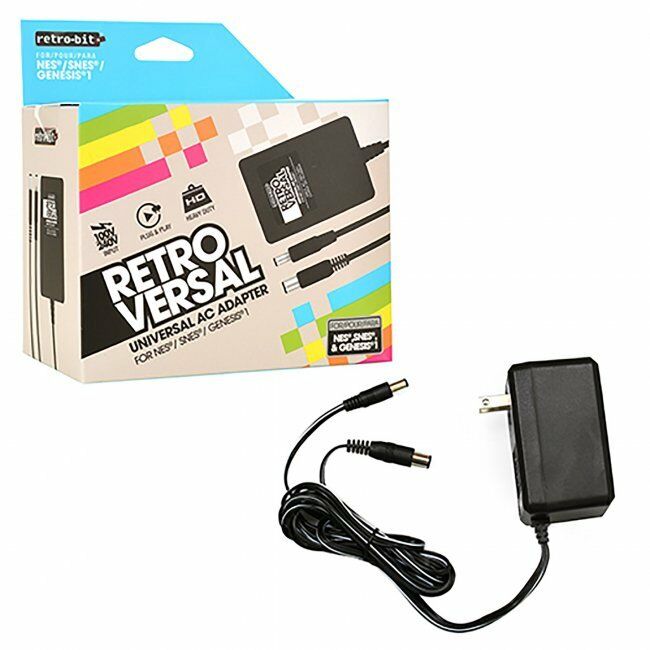 New Ac Adapter Power Supply For Nintendo Nes, Super Snes, Sega Genesis 1 New