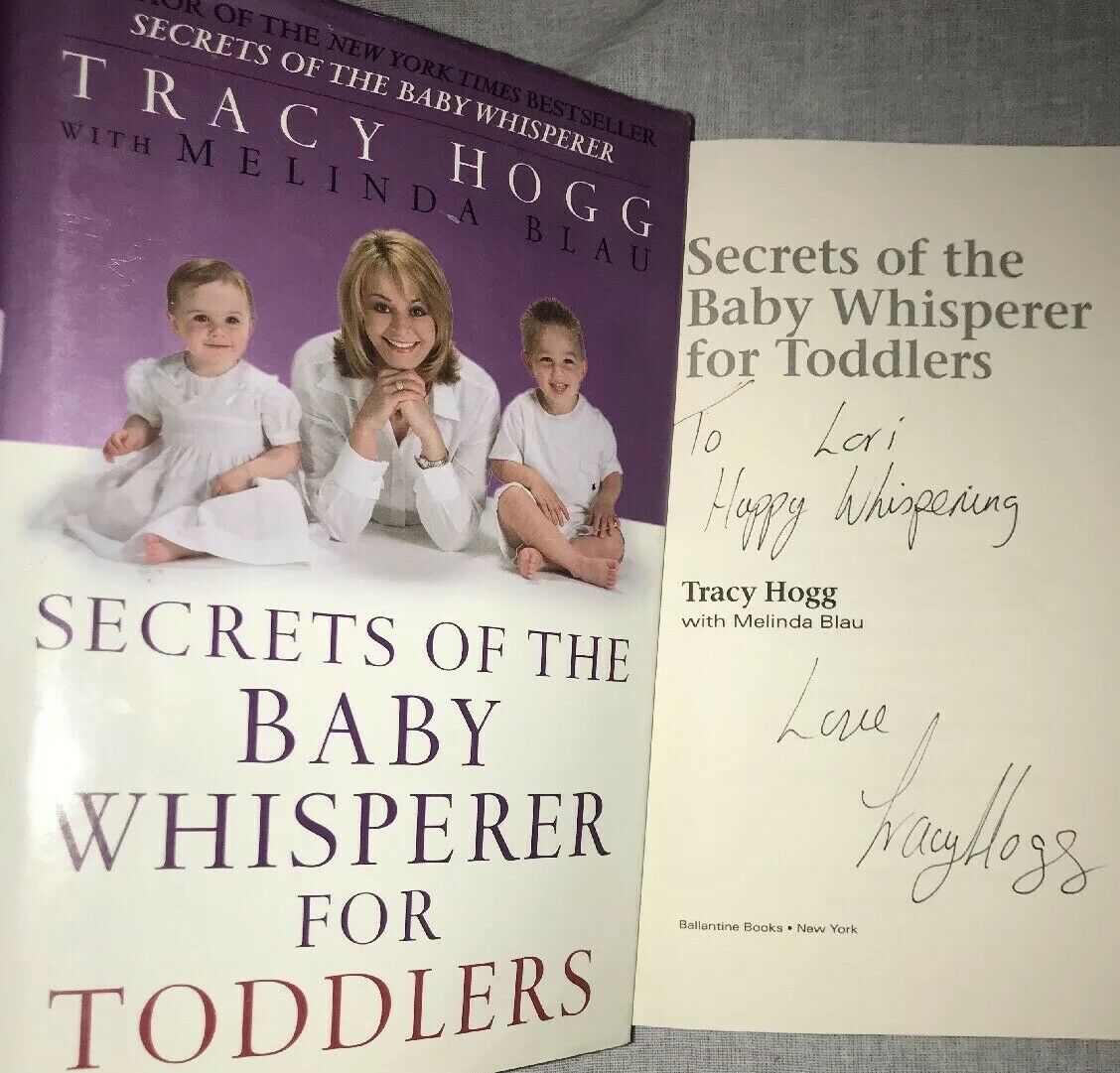 Signed Tracy Hogg Autographed Book Secrets Of The Baby Whisperer 1st Ed. Hc Dj