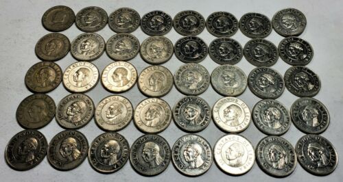 Honduras 50 Centavos 1967-1995 40 Coins