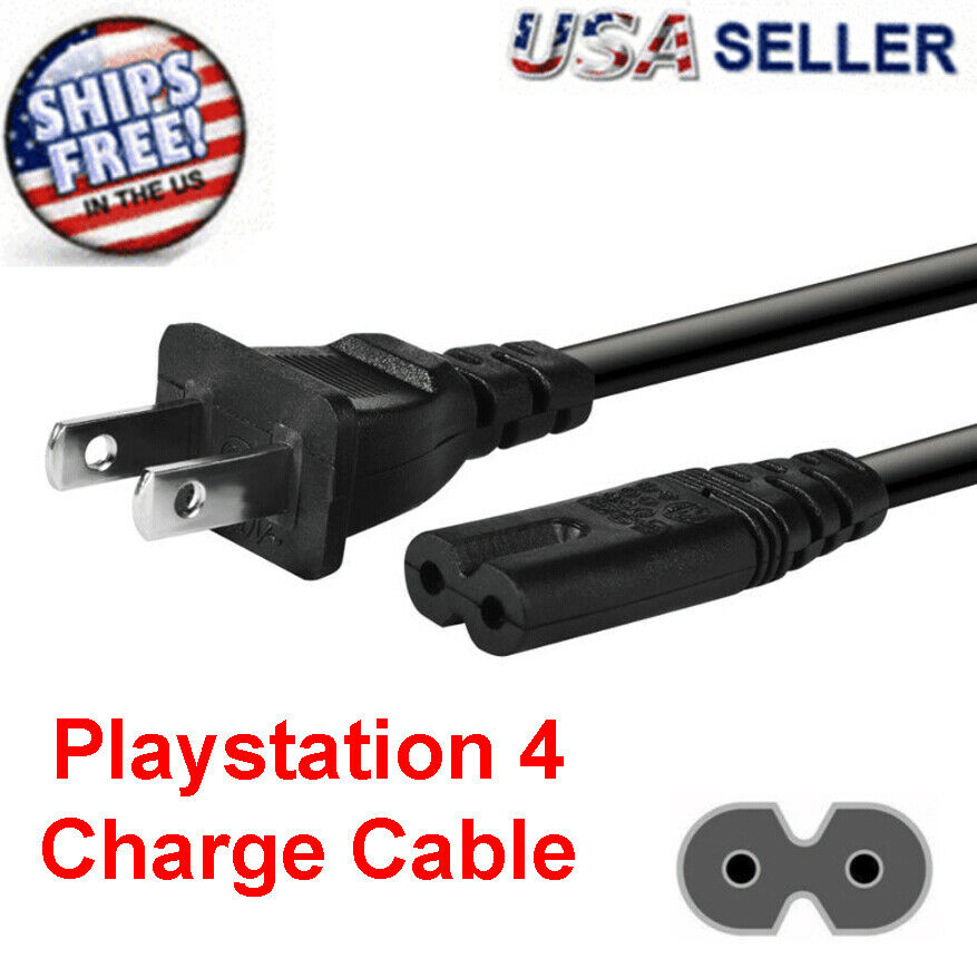 Oem Ac Power Cord Cable For Original Playstation Ps2 Ps3 Ps4 Slim / Super Slim