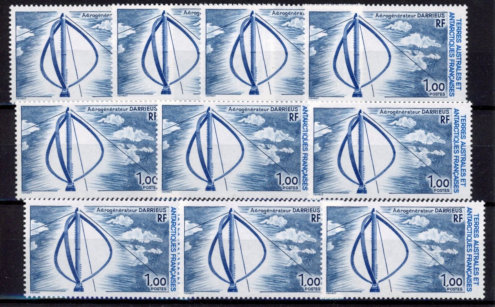 [21.725] Taaf 1988 : 10x Good Very Fine Mnh Stamp