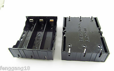 Hold Three 3x Li-ion Lithium 18650 Diy Battery Box Holder Case W/ 6 Pins Contact