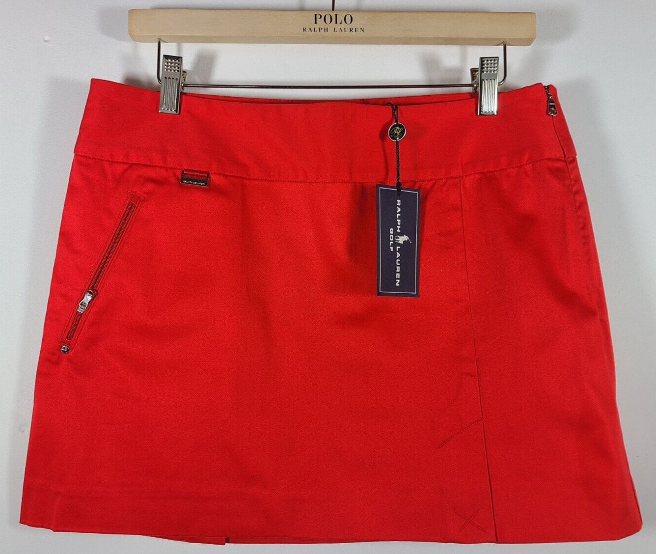 Nwt Women's Ralph Lauren Golf, Stretch-cotton-satin Pin Core Skort. Size 6