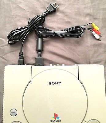 New Ps1 Av Cable & Ac Power Cord Bundle (sony Playstation)