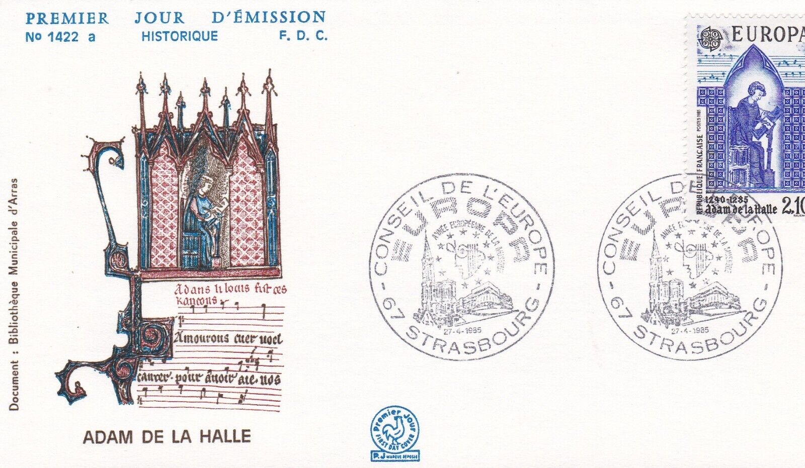 France 1985 Fdc Europa