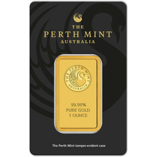 1 Oz. Gold Bar - Perth Mint - 99.99 Fine In Assay