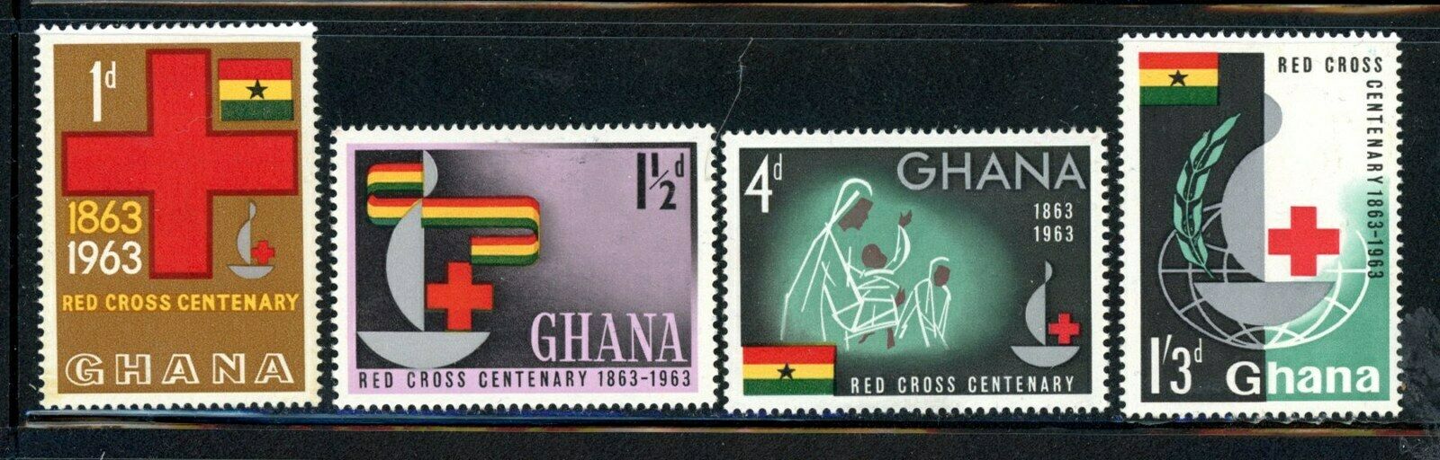 Ghana Scott # 139 - 142 - Mh