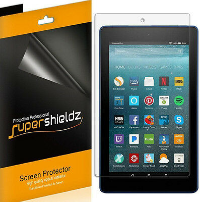 3x Supershieldz Clear Screen Protector For Amazon Fire 7 (2017/2019)/ Kids Pro
