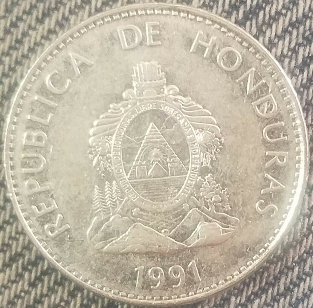 Honduras 50 Centavos 1991 Xf Ef