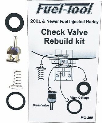 New Fuel Tool - Mc300 - Efi Check Valve Rebuild Kit Free Ship  Harley