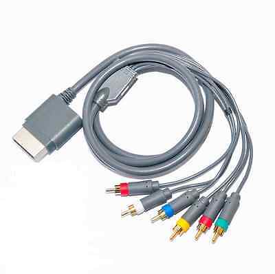 New Hd Tv Component Composite Audio Video Av Cable Cord For Microsoft Xbox 360