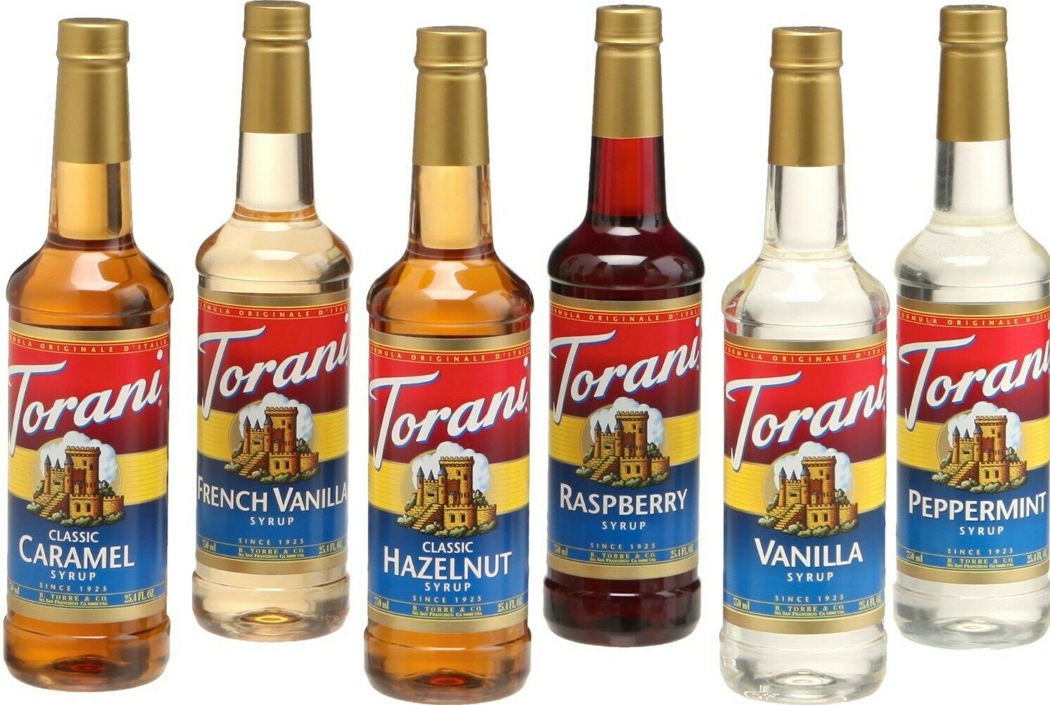 Torani 750 Ml Flavoring Syrup 25.4 Oz (select Flavor Below)