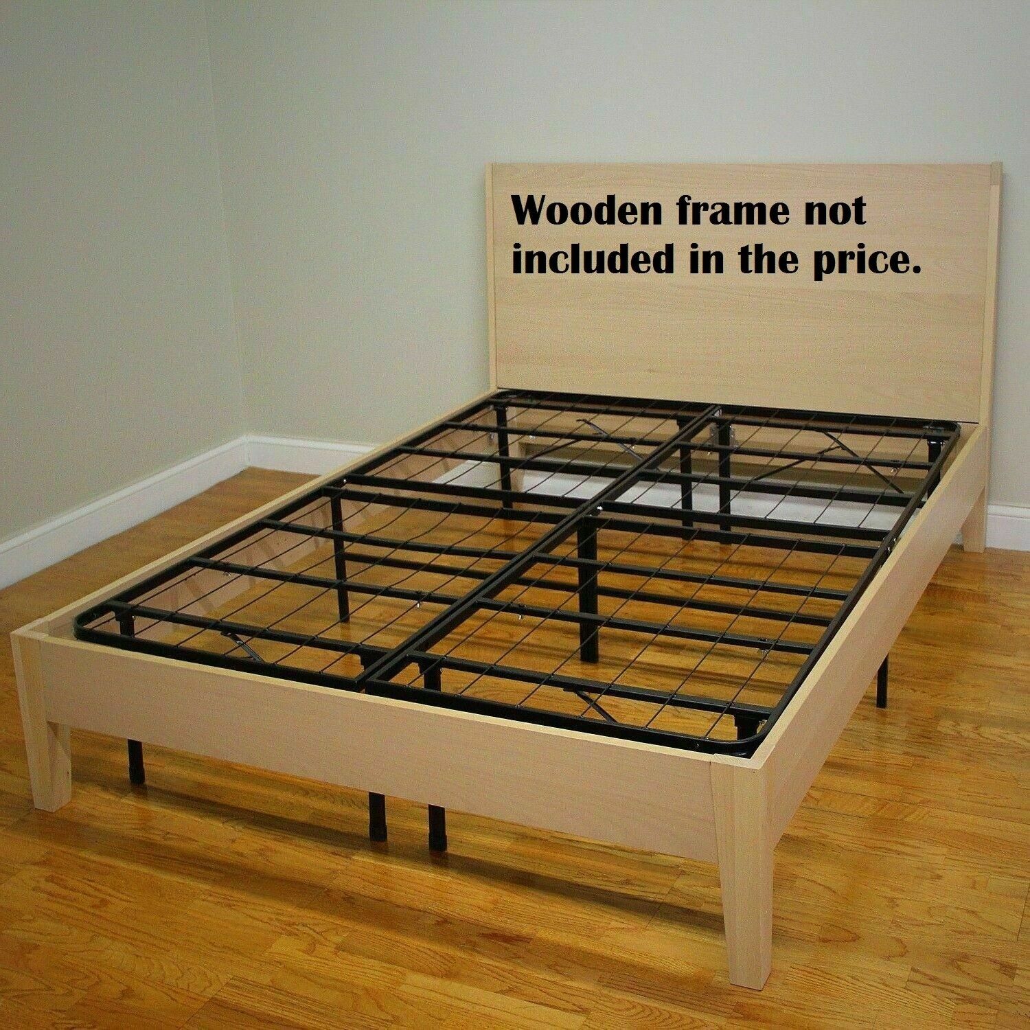 Mattress Bed Frame Base Box Spring Platform Foundation Twin Full Queen King Size