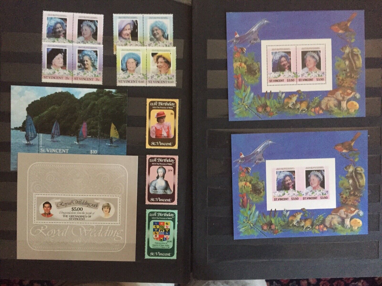 Saint Vincent Nice Lot Of Sets And Souvenir Sheets All Mint Never Hinged