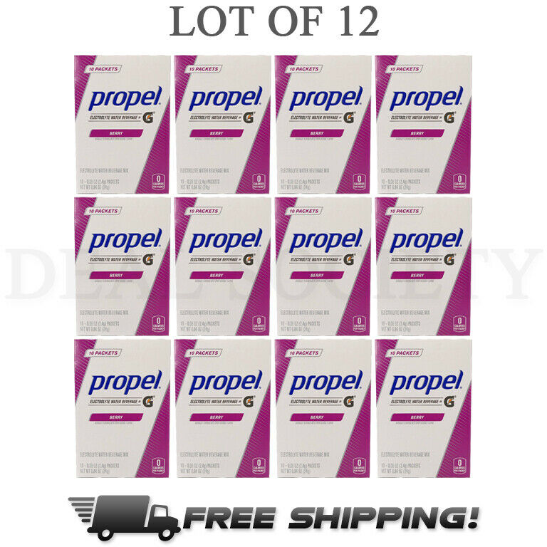 Propel Vitamin Boost Powder Electrolyte Mix Berry Flavor 120 Packetstotal