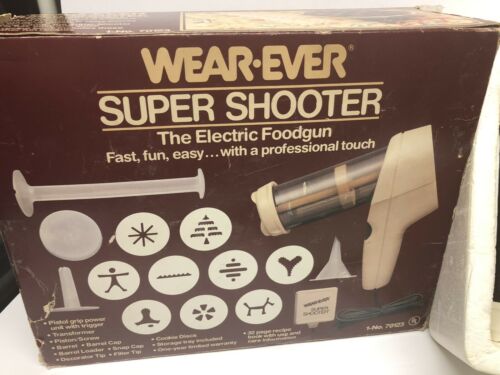 Vintage Wear-ever Super Shooter - Electric Food Gun Cookie Press - 70123
