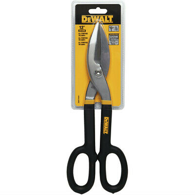 Dewalt 12 In. Forged Steel Tin Snips With Slip Resistant Grip Dwht70287 New