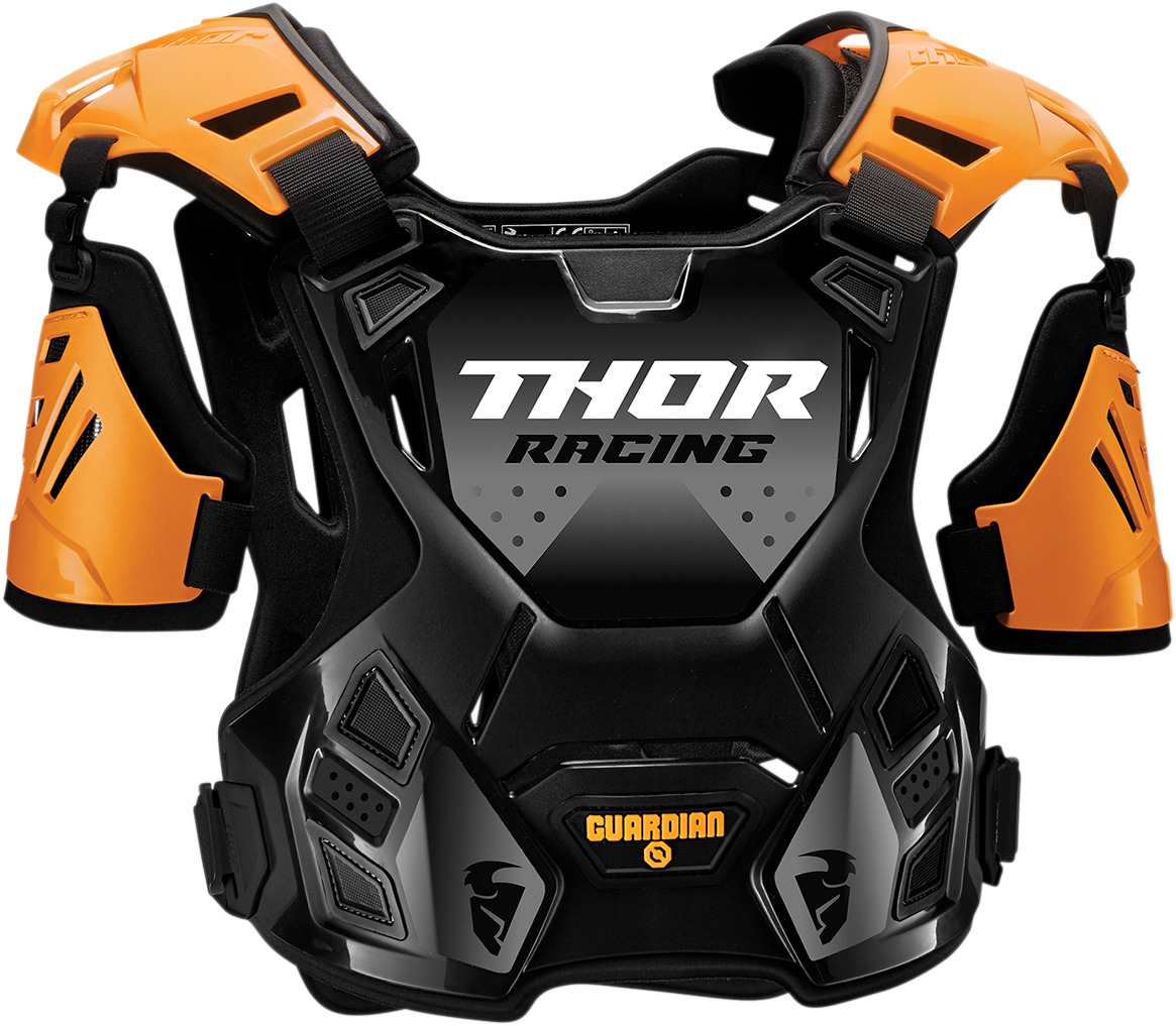 Thor Mx Size Xl/2xl Black Orange S20 Guardian Roost Deflectors