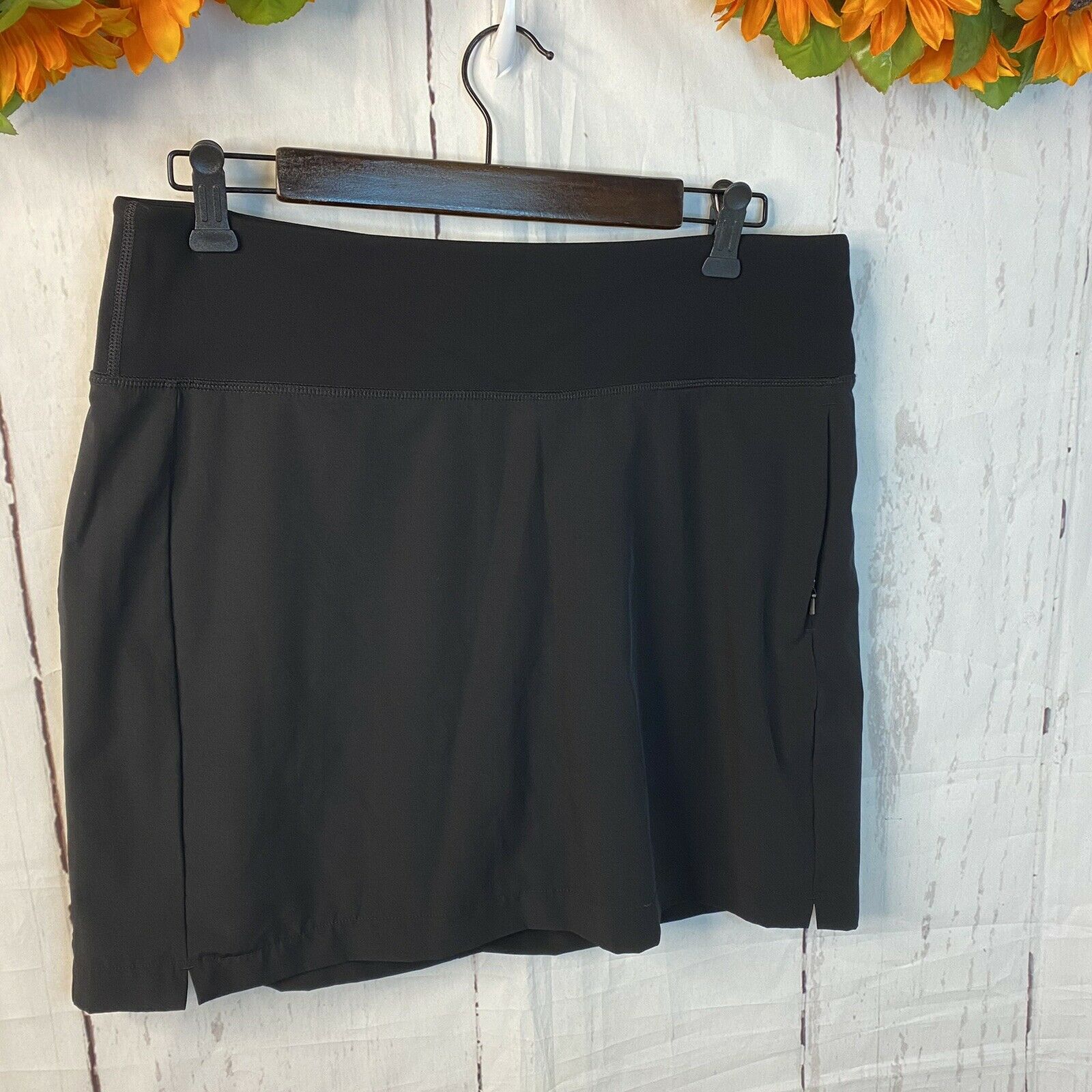Tuff Athletics Women's Golf  Tennis Black Size Large Stretch Skirt & Skort