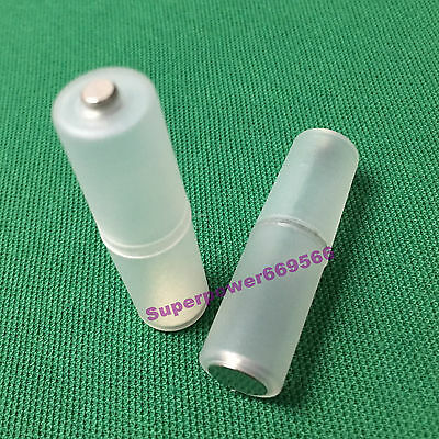 2pc  Aaa To Aa Size Battery Converter Case Adapter Holder 10440 To 14500 Spacer