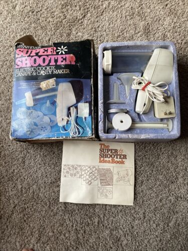 Wear-ever Super Shooter Electric Cookie Canape’ & Candy Maker With Box Tested