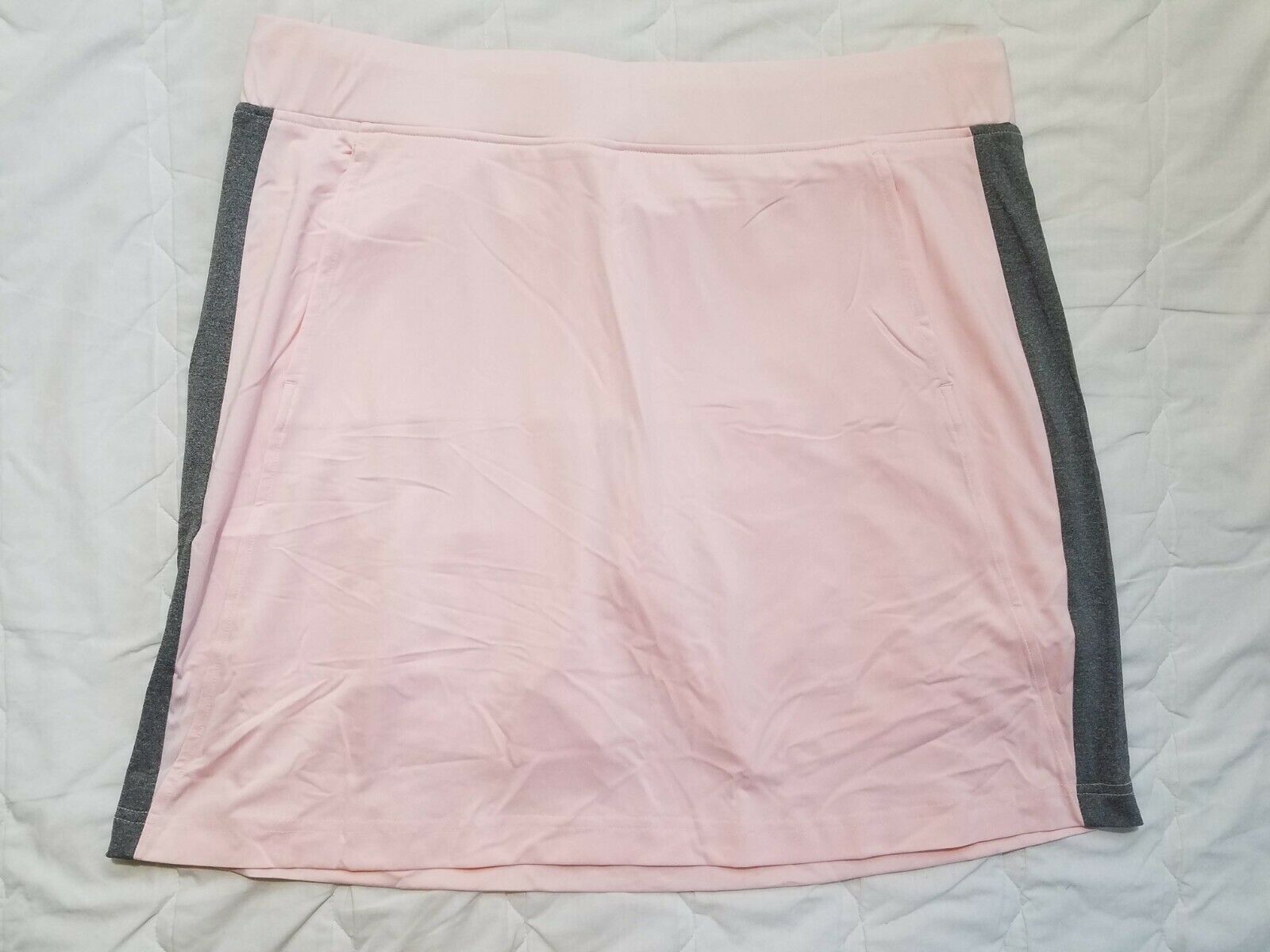 1 Nwt Sport Haley Women's Skort, Size: Large, Color: Light Pink/gray (j153)