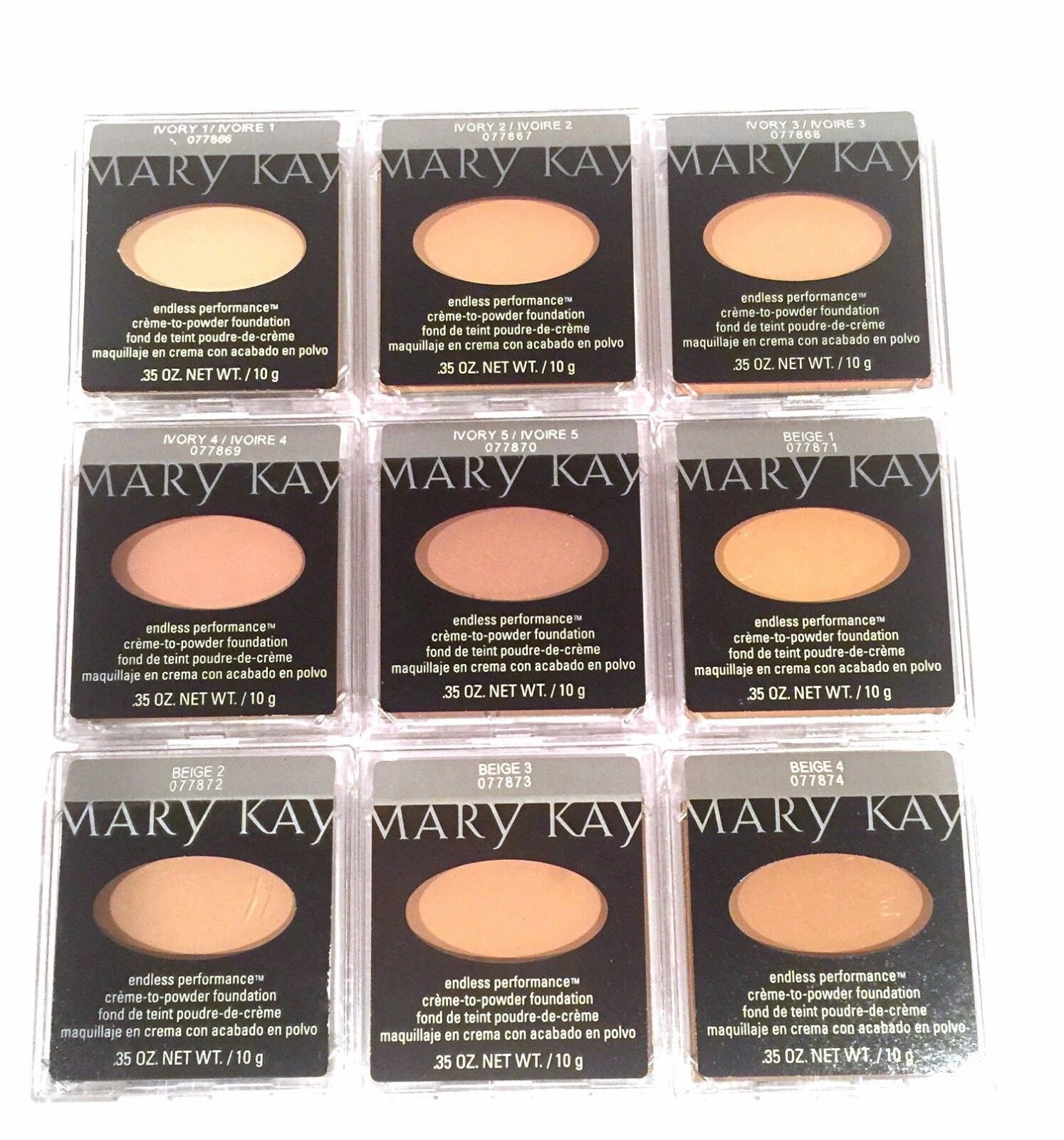 Mary Kay Endless Performance Creme To Powder Foundation~cream~all Shades~fast!