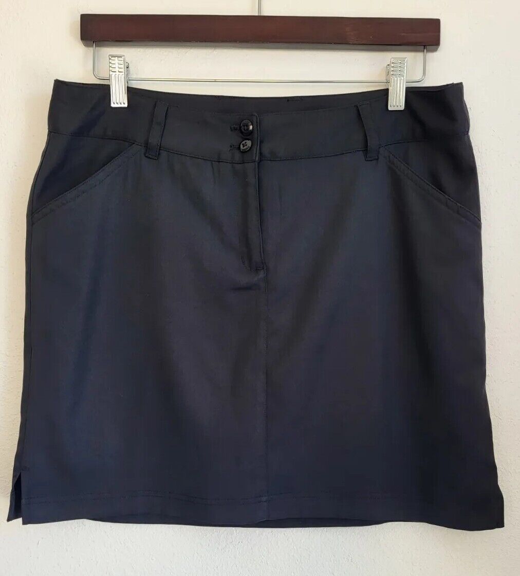 Callaway $75 Opti-dri Black Athletic Skirt Skort, 34 Inch Waist, Size Large