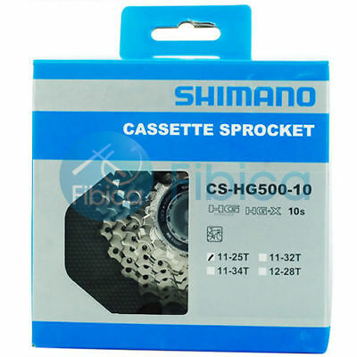 Shimano Cs-hg500-10-speed Road Mountain Cassette 11-42t/34t/32t/28t/25t M6000
